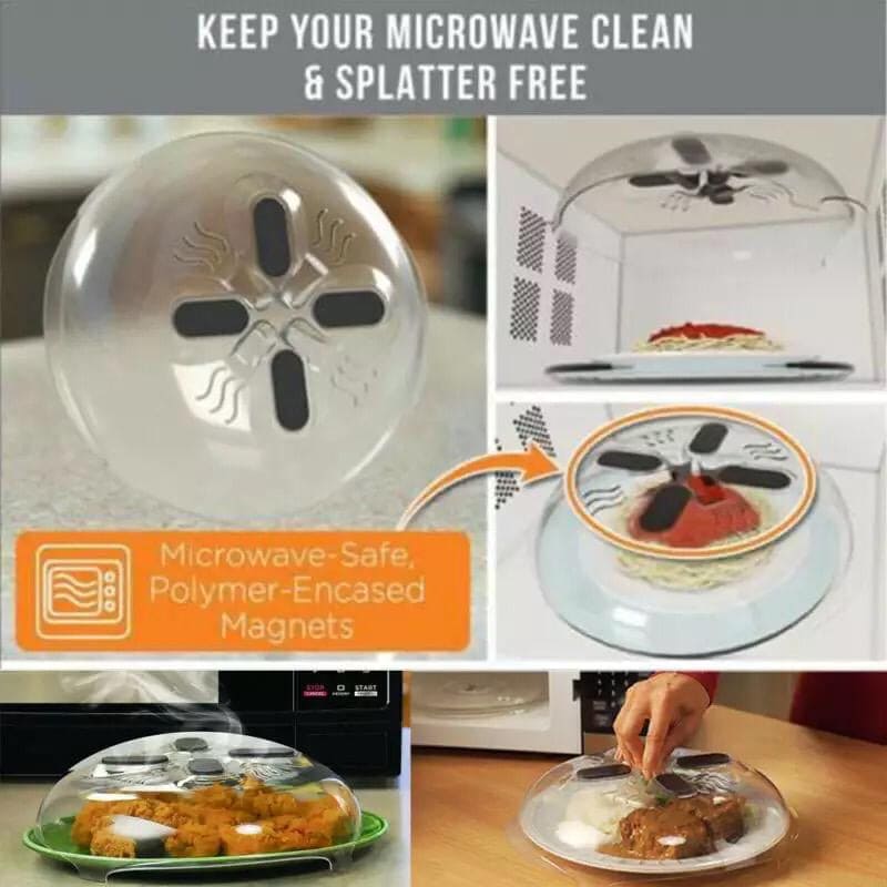 Magnetic Microwave Splatter Cover, Microwave Hover Cover Magnetic Microwave Splatter Cover, Microwave Hover Cover